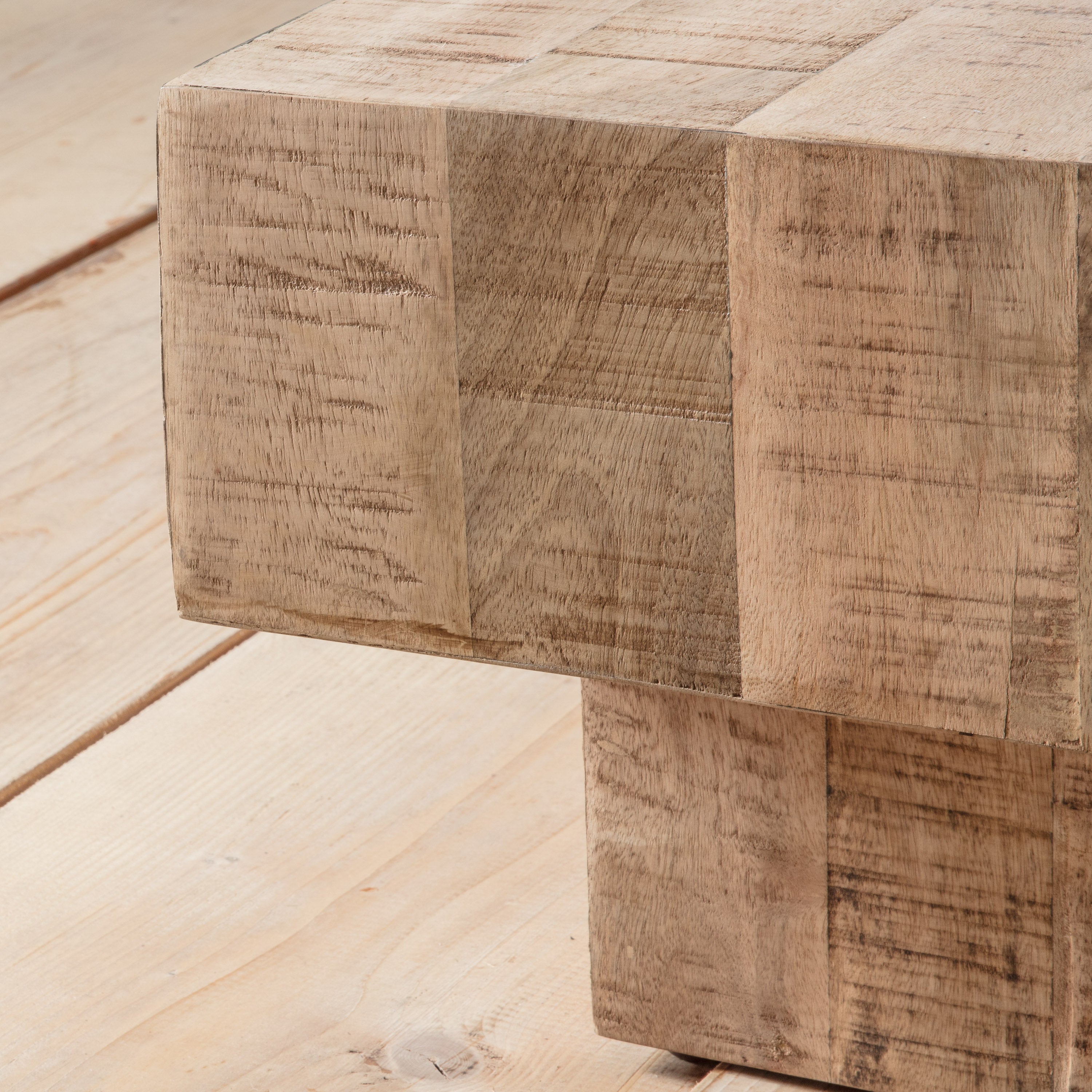 Eldora Natural Timber Wood Coffee Table